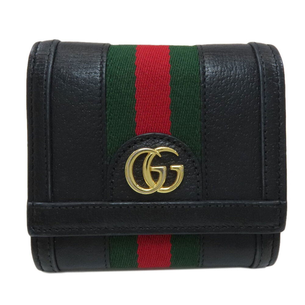 Gucci 598662 Ophidia Bi-fold Wallet Leather Women's GUCCI